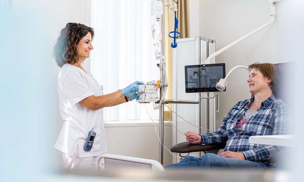 Chemotherapie am Universitätsklinikum Freiburg, Foto Britt Schilling