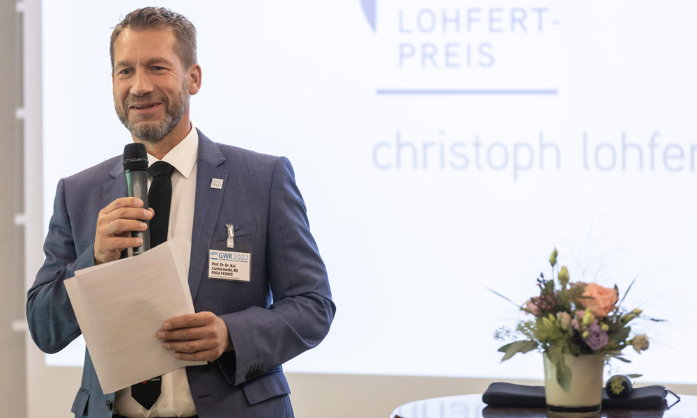 Prof. Dr. Dr. Kai Zacharowski (Vorstand Christoph Lohfert Stiftung)